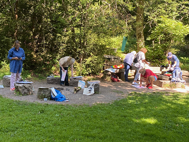 Malkurs in der Natur in Menzenschwand im Schwarzwald